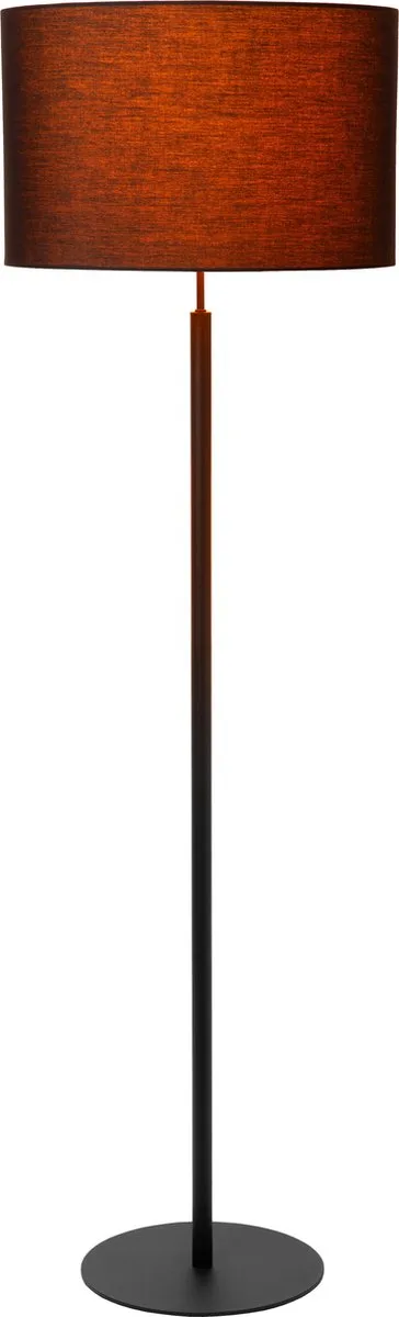 MAYA - Vloerlamp - Ø 45 cm - 1xE27 - Japandi från Lucide i Svart – produktbild