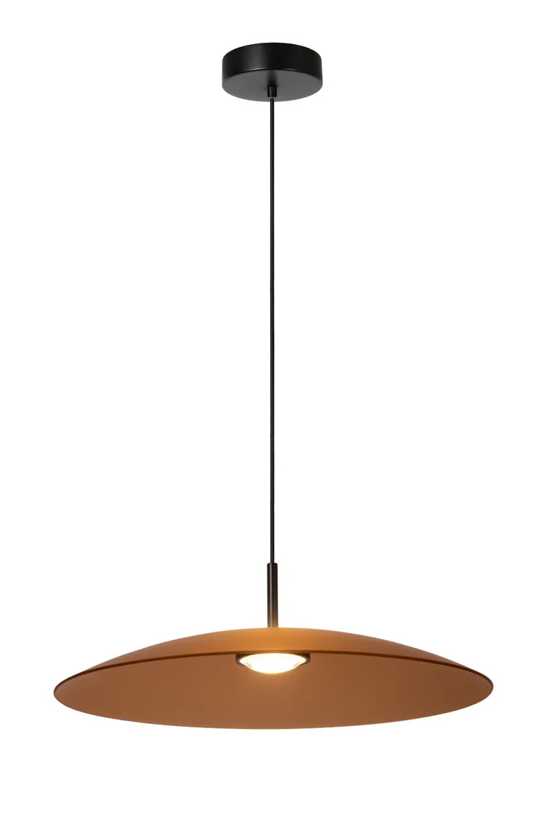 MENGA - Hanglamp - Ø 60 cm - LED Dimb. - 1x18,6W 2700K - Amber - Premium von Lucide – Produktfoto