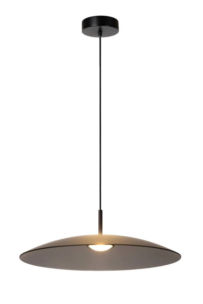 MENGA - Hanglamp - Ø 60 cm - LED Dimb. - 1x18,6W 2700K - Fumé - Premium de Lucide – photo produit