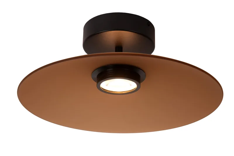 MENGA - Plafonnière - Ø 40 cm - LED Dimb. - 1x11W 2700K - Amber - Premium de Lucide – photo produit