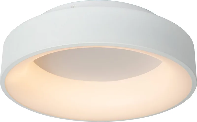 MIRAGE - Plafonnière (Plafondlamp) - Ø 38 cm - LED Dimbaar - 1x22W 2700K by Lucide in White – product photo