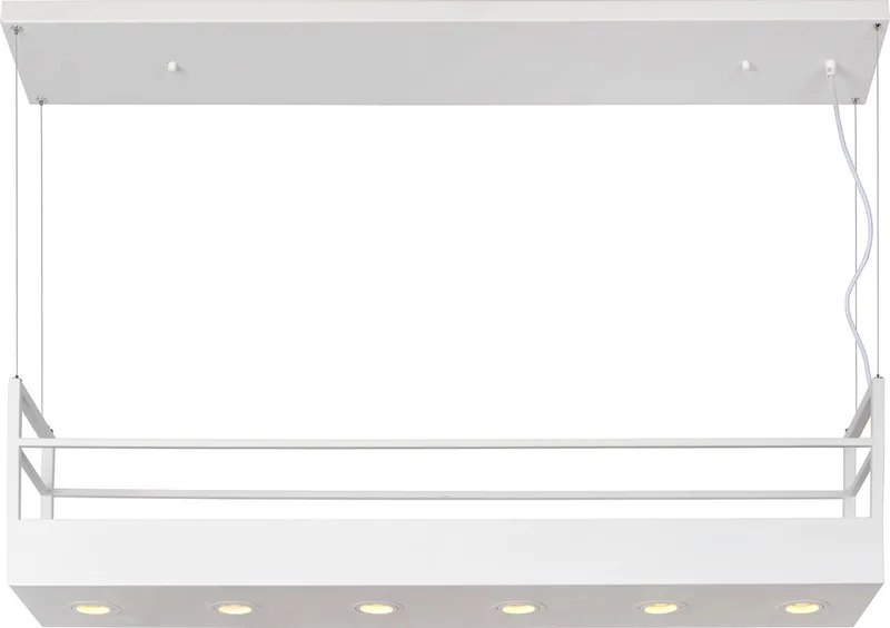 MIRAVELLE - Hanglamp - 6xGU10 (MR16) van Lucide in Wit – productfoto