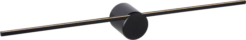 MIZAR - Wandlamp Badkamer - LED - 1x6W 2700K - IP44 von Lucide in Schwarz – Produktfoto