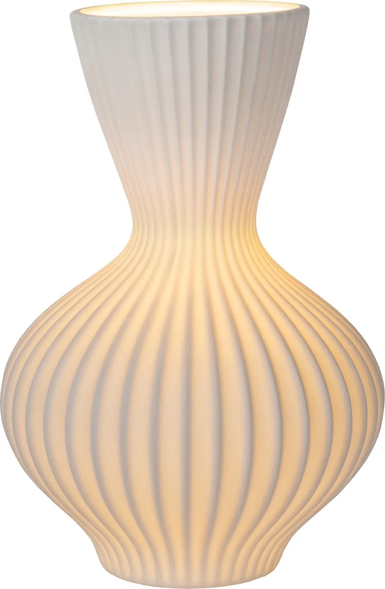 MOMORO - Tafellamp - 1xE14 - Japandi fra Lucide i Hvid – produktbillede