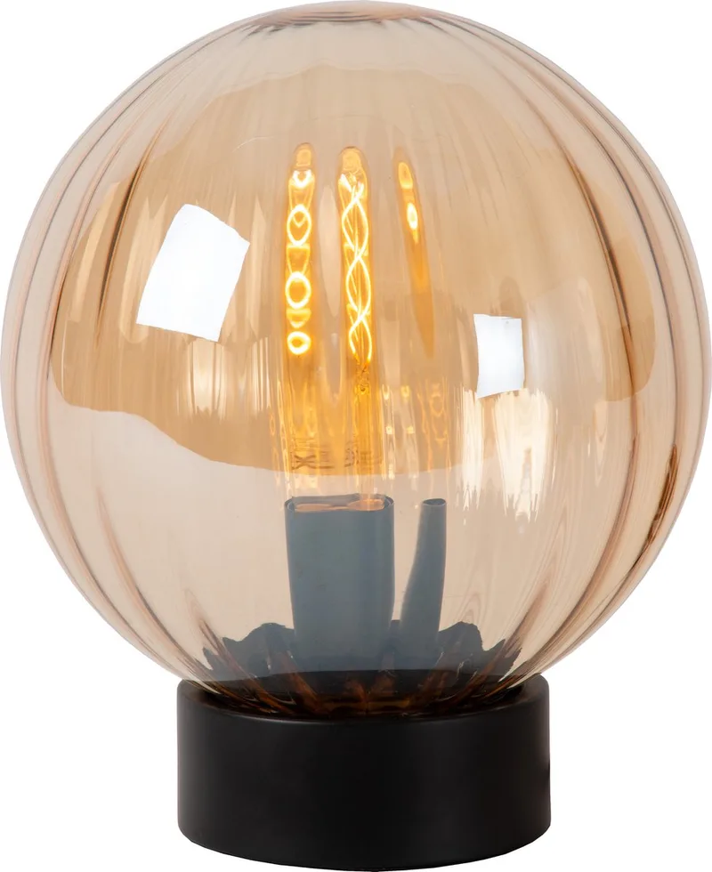 MONSARAZ - Tafellamp - Ø 25 cm - 1xE27 de Lucide en Amber – photo produit