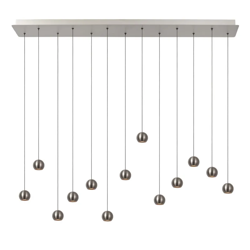 MONTANA - Hanglamp - LED Dimb. - CCT - 13x5,7W 2700K/4000K - Geschikt voor vide en hoge plafonds - Grijs ijzer - Premium fra Lucide – produktbillede