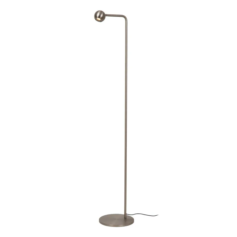 MONTANA - Vloerlamp - LED Dimb. - 1x6,3W 2700K - Grijs ijzer - Premium von Lucide – Produktfoto