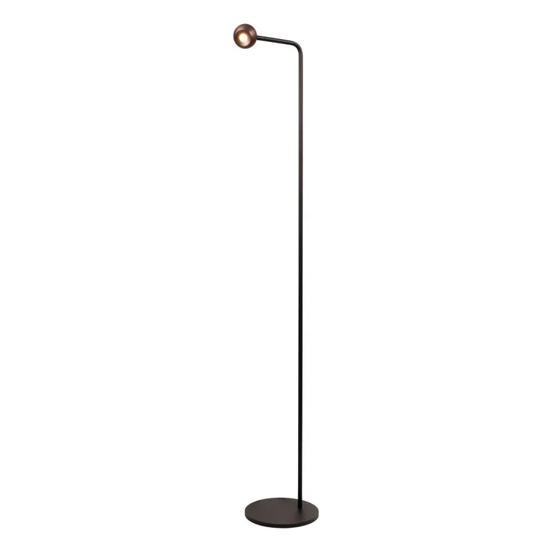 MONTANA - Vloerlamp - LED Dimb. - 1x6,3W 2700K - Koffie - Premium by Lucide – product photo