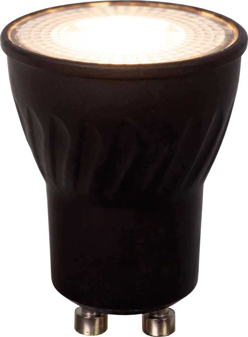 MR11 - Led lamp - Ø 3,5 cm - LED Dim to warm - GU10 (MR11) - 1x4W 2200K/3000K - Zwart fra Lucide – produktbillede