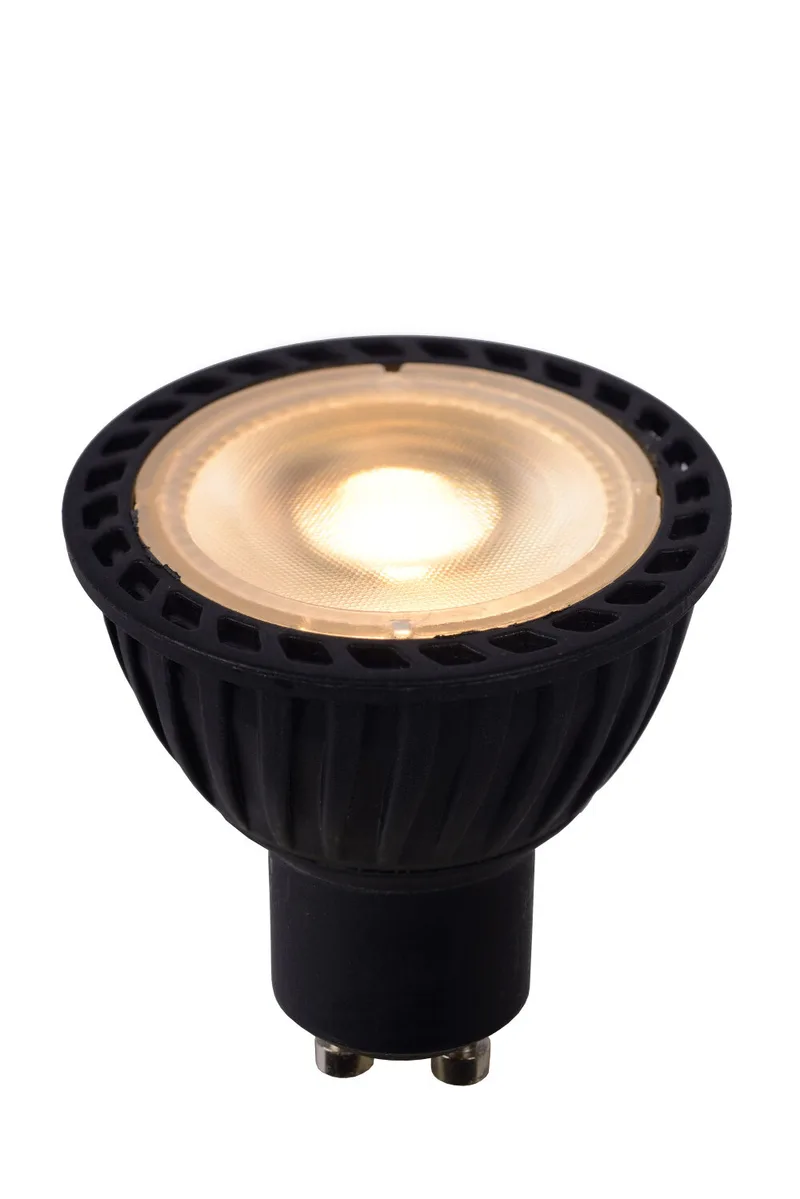 MR16 - Led lamp - Ø 5 cm - LED 3 StepDim - GU10 (MR16) - 1x5W 2700K - Zwart by Lucide – product photo