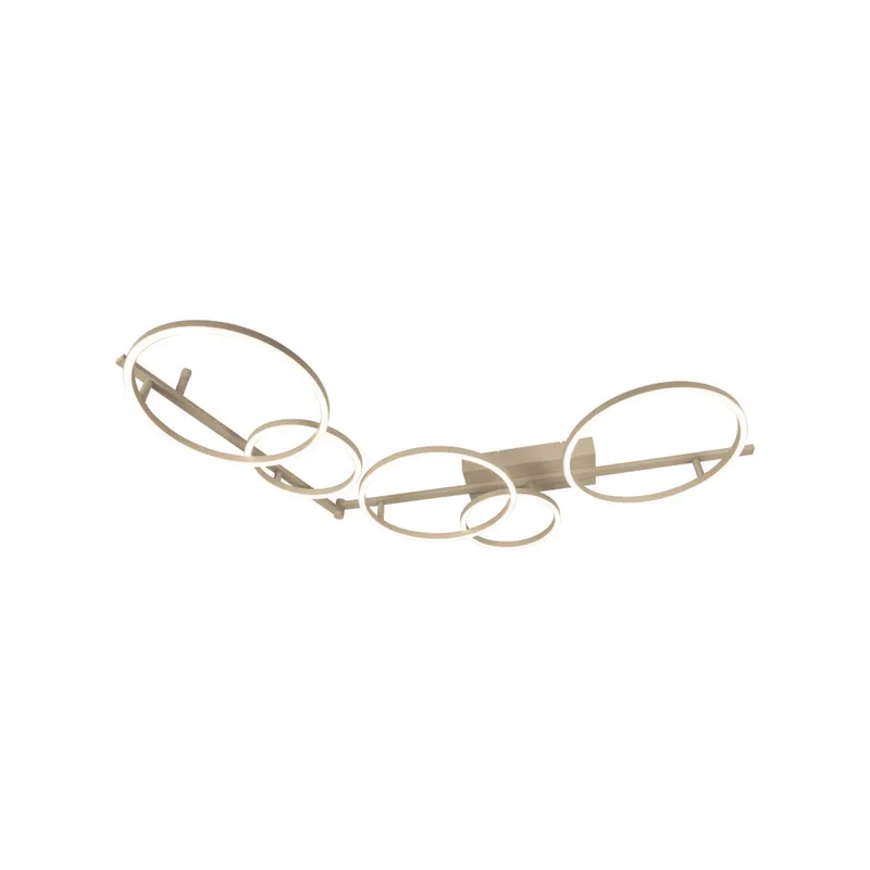 NICOLA - Plafonnière - LED - CCT - 1x37W 2700K/4000K - Taupe - Essential fra Lucide – produktbillede