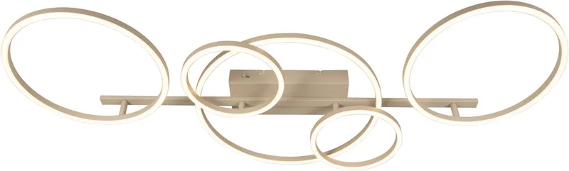 NICOLA - Plafonnière (Plafondlamp) - LED - CCT - 1x37W 2700K/4000K - Essential von Lucide in Taupe – Produktfoto