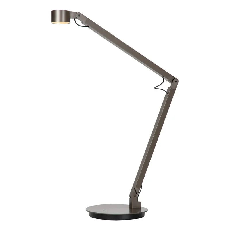 OGDEN - Bureaulamp - LED 3 StepDim - 1x7W 3000K - Grijs ijzer - Premium de Lucide – photo produit