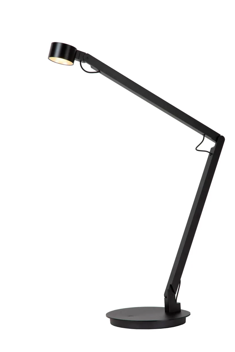 OGDEN - Bureaulamp - LED 3 StepDim - 1x7W 3000K - Zwart - Premium de Lucide – photo produit