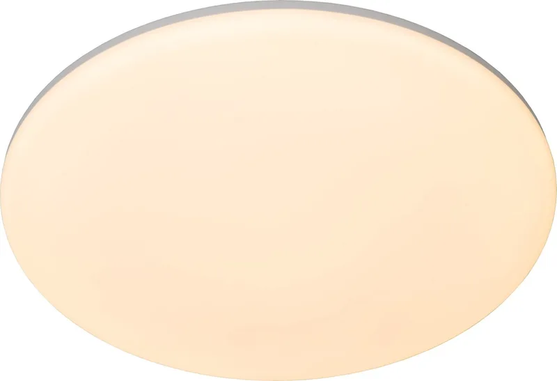 OLSON - Plafonnière (Plafondlamp) Badkamer - Ø 45 cm - LED - CCT - 1x45W 3000K/6500K - IP44 de Lucide en Opaal – photo produit