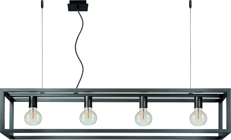 ORIS - Hanglamp - 4xE27 fra Lucide i Grijs ijzer – produktbillede