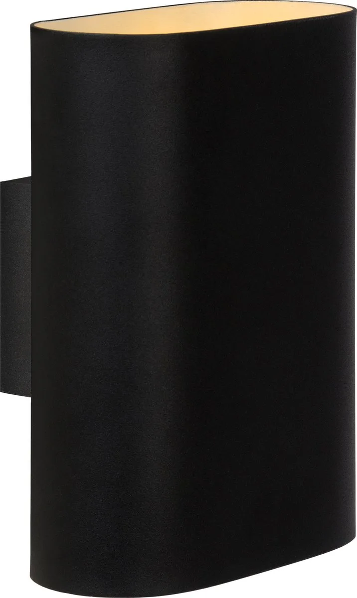 OVALIS - Wandlamp - 2xE14 van Lucide in Zwart – productfoto