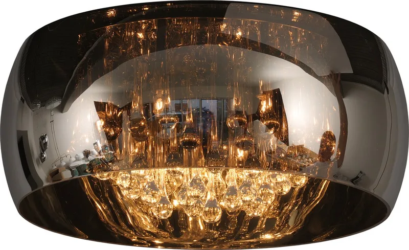 PEARL - Plafonnière (Plafondlamp) - Ø 50 cm - 6xG9 de Lucide en Chrome – photo produit