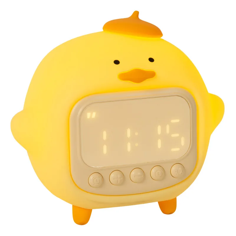 PINCHA DUCK - Oplaadbare Tafellamp Kinderkamer - Accu/Batterij - LED 3 StepDim - 1x1,5W 2100K - Met muziekfunctie - Geel | Essential de Lucide – photo produit