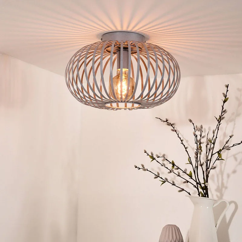 Plafondlamp Manuela, Ø 40 cm från Lucide i Grå – produktbild