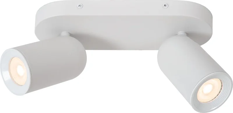 PUNCH - Plafondspot (Plafondlamp) - 2xGU10 (MR16) von Lucide in Weiß – Produktfoto