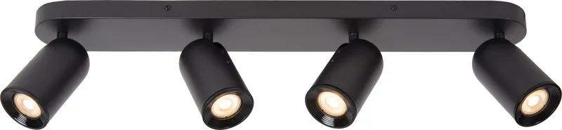 PUNCH - Plafondspot (Plafondlamp) - 4xGU10 (MR16) de Lucide en Noir – photo produit