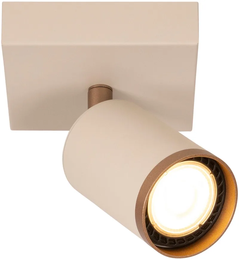 REGINA - Plafondspot (Plafondlamp) - 1xGU10 (MR16) - Essential von Lucide in Taupe – Produktfoto