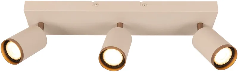 REGINA - Plafondspot (Plafondlamp) - 3xGU10 (MR16) - Essential de Lucide en Taupe – photo produit
