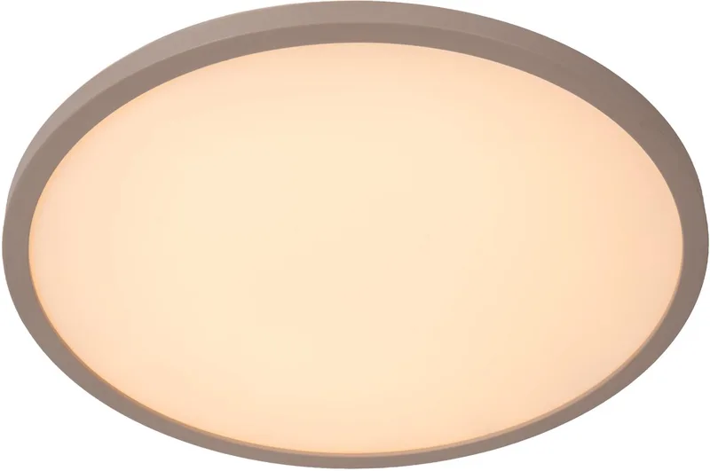 RINUS - Plafonnière (Plafondlamp) Badkamer - Ø 40 cm - LED - CCT - 1x24W 2200K/3000K - IP44 - Essential från Lucide i Opaal – produktbild