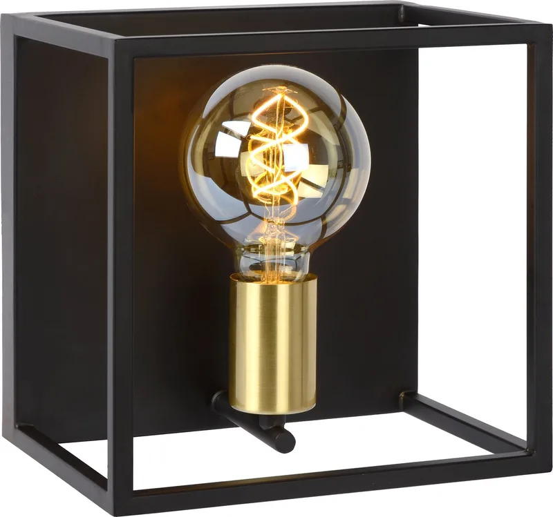 RUBEN - Wandlamp - 1xE27 by Lucide in Black – product photo
