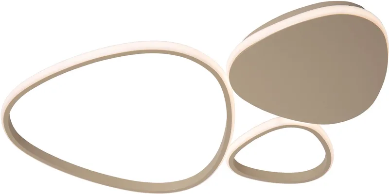 SAMLING - Plafonnière (Plafondlamp) - LED Dimbaar - CCT - 1x30W 2700K/4000K by Lucide in Taupe – product photo