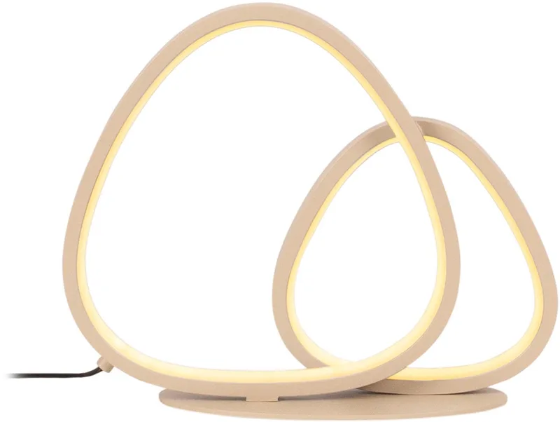 SAMLING - Tafellamp - LED Dimbaar - CCT - 1x16W 2700K/4000K - Essential by Lucide in Taupe – product photo