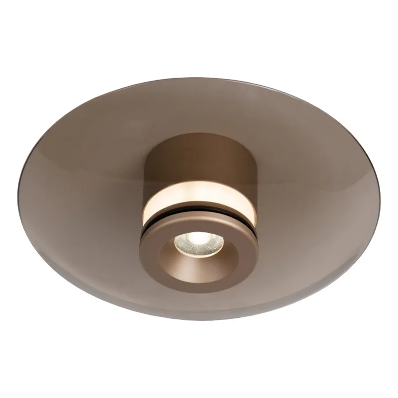 SANTIAGO - Plafonnière - Ø 23 cm - LED Dimb. - CCT - 1x10W 2700K/4000K - Amber - Premium de Lucide – photo produit