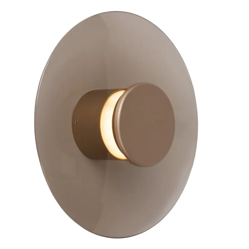SANTIAGO - Wandlamp - Ø 23 cm - LED Dimb. - CCT - 1x10W 2700K/4000K - Amber - Premium van Lucide – productfoto