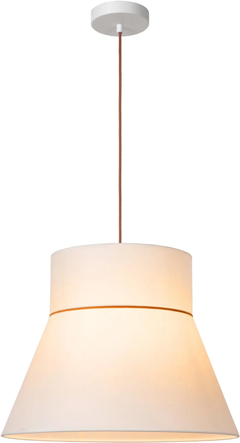 SCARLET - Hanglamp - 1xE27 - Essential - Japandi van Lucide in Beige – productfoto