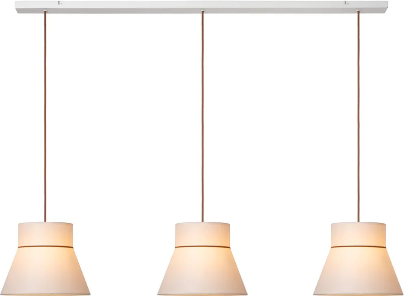 SCARLET - Hanglamp - 3xE27 - Essential - Japandi de Lucide en Beige – photo produit