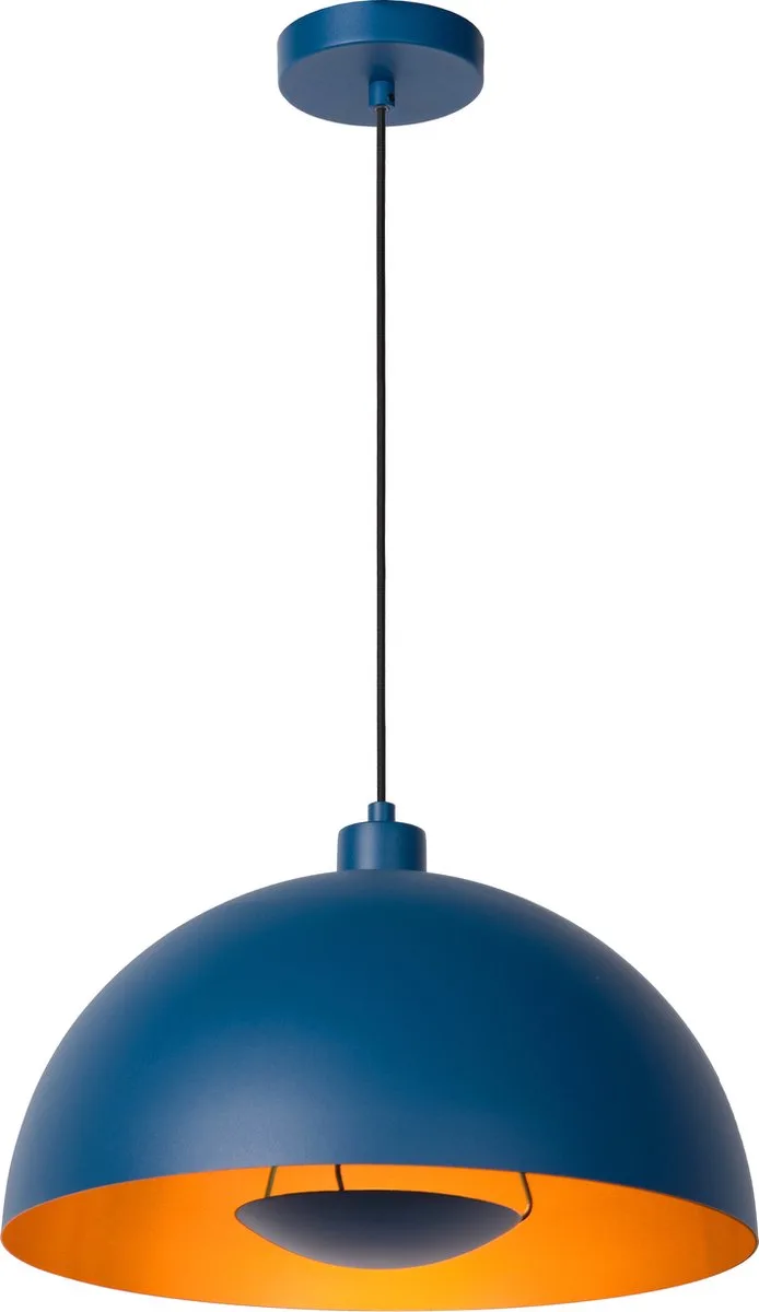 SIEMON - Hanglamp - Ø 40 cm - 1xE27 by Lucide in Blue – product photo