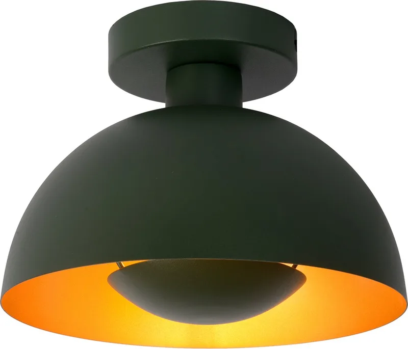 SIEMON - Plafonnière (Plafondlamp) - Ø 25 cm - 1xE27 von Lucide in Grün – Produktfoto