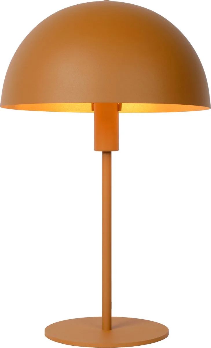 SIEMON - Tafellamp - Ø 25 cm - 1xE14 van Lucide in Okergeel – productfoto