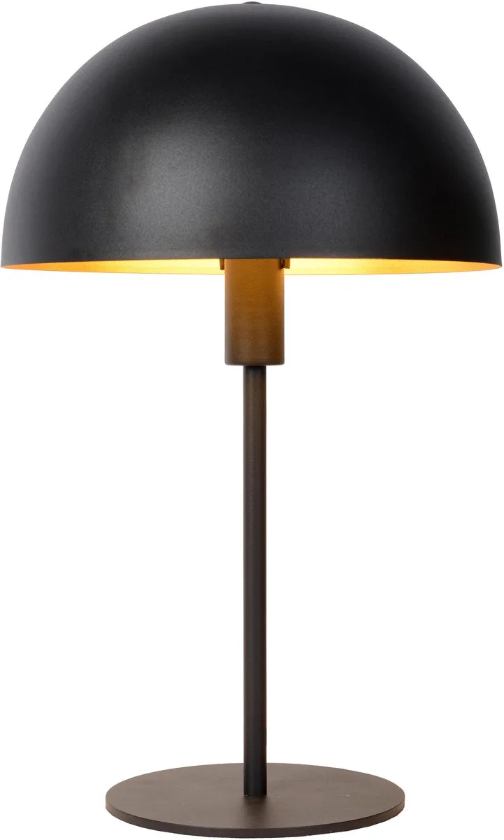 SIEMON - Tafellamp - Ø 25 cm - 1xE14 från Lucide i Svart – produktbild