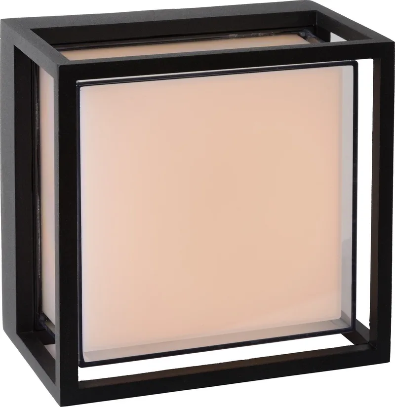 SINGA LED - Wandlamp Binnen/Buiten - LED - 1x10W 3000K - IP54 de Lucide en Noir – photo produit