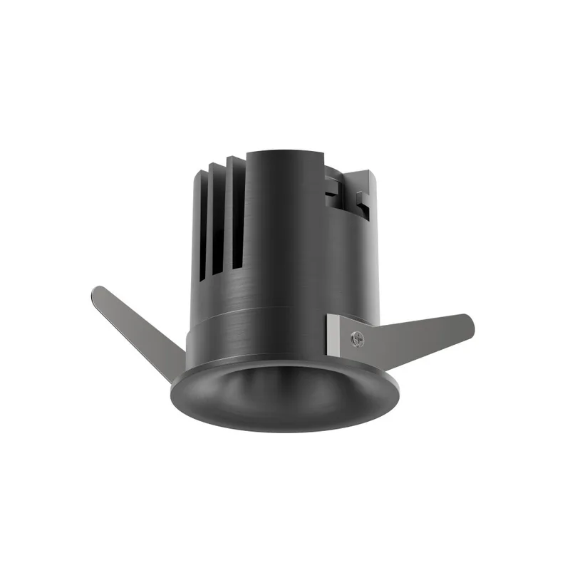 SNAX - Inbouwspot - Ø 6 cm - LED Dimb. - CCT - 1x8W 2700K/4000K - Mat zwart chroom - Premium de Lucide – photo produit
