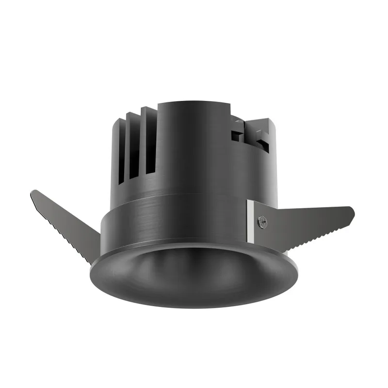 SNAXX - Inbouwspot - Ø 8 cm - LED Dimb. - CCT - 1x12W 2700K/4000K - Mat zwart chroom - Premium van Lucide – productfoto