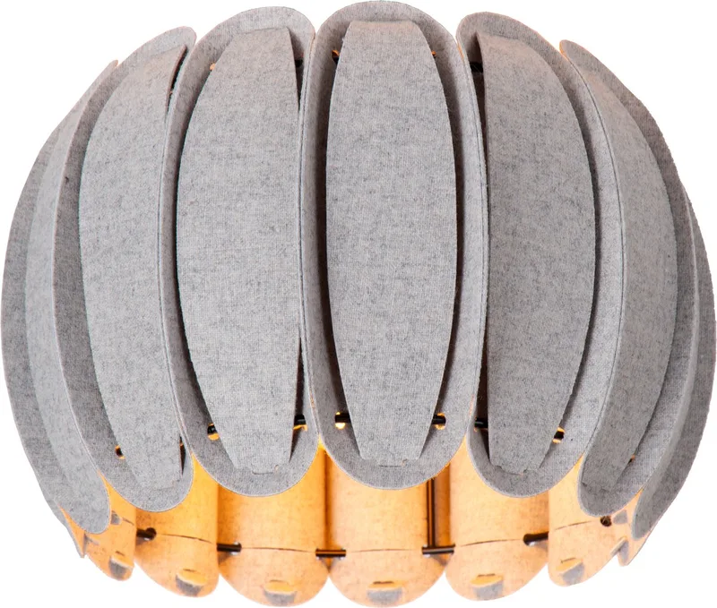 SPENCER - Plafonnière (Plafondlamp) - Ø 30 cm - 1xE27 de Lucide en Gris – photo produit