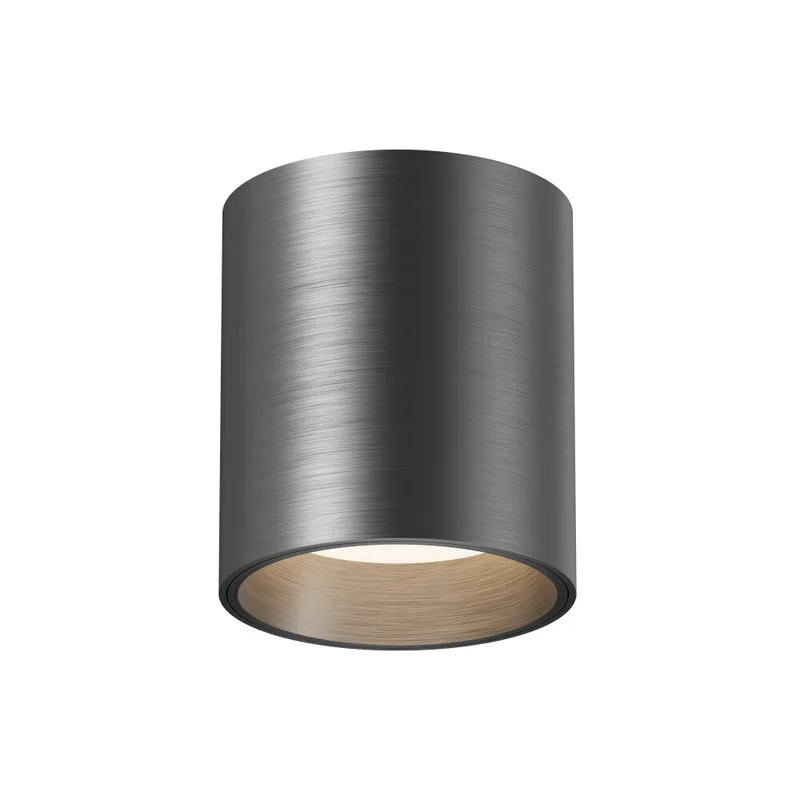 STRAXX - Plafondspot - Ø 8 cm - LED Dimb. - CCT - 1x15W 2700K/4000K - Mat zwart chroom - Premium de Lucide – photo produit