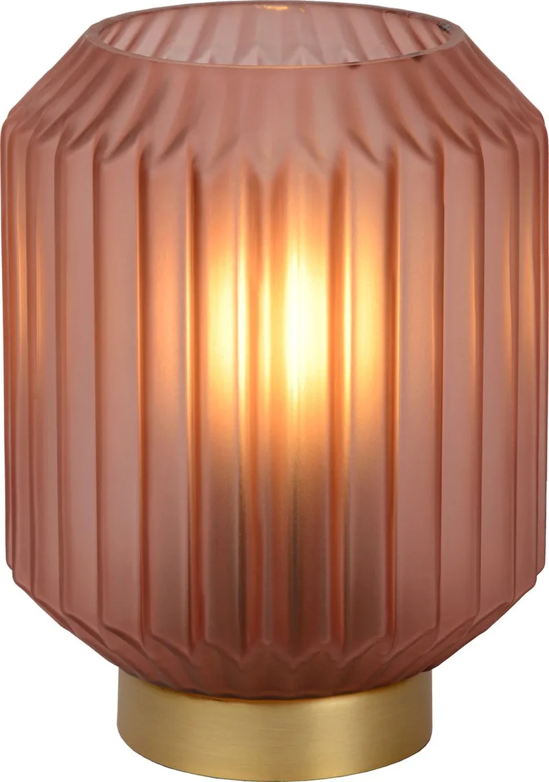 SUENO - Tafellamp - Ø 13 cm - 1xE14 de Lucide en Rose – photo produit