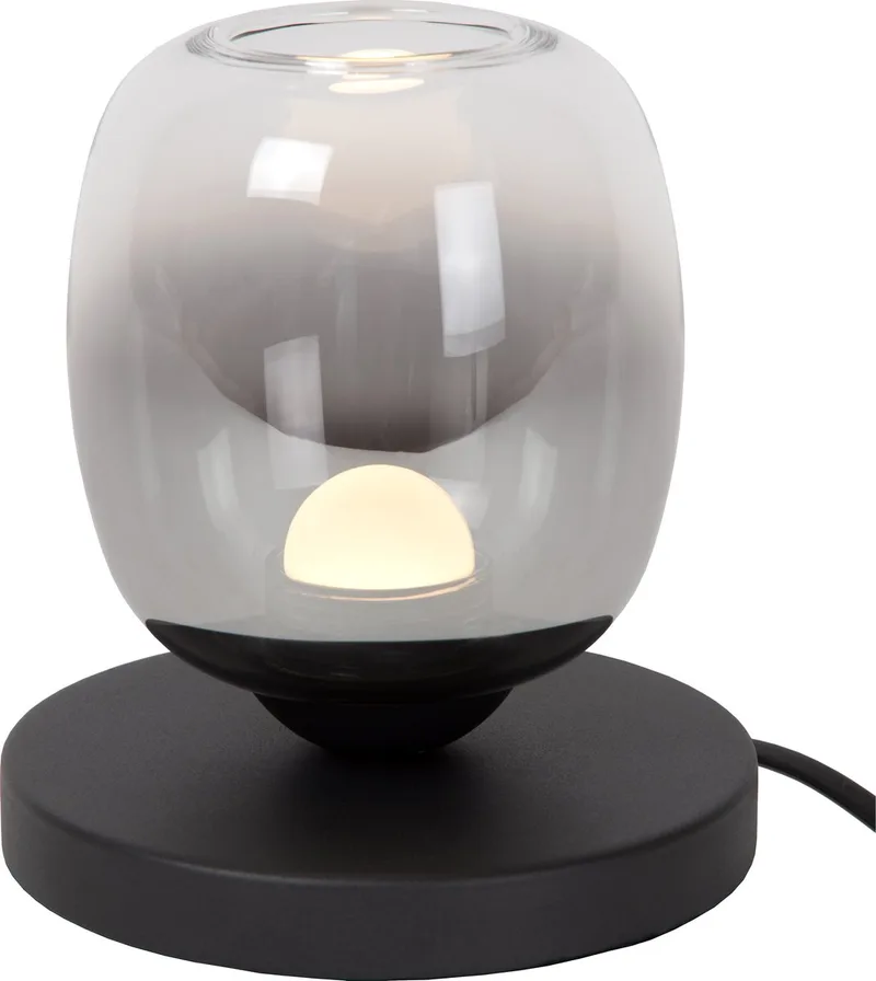 TAMINO - Tafellamp - Ø 15 cm - LED - 1x6W 3000K von Lucide in Schwarz – Produktfoto