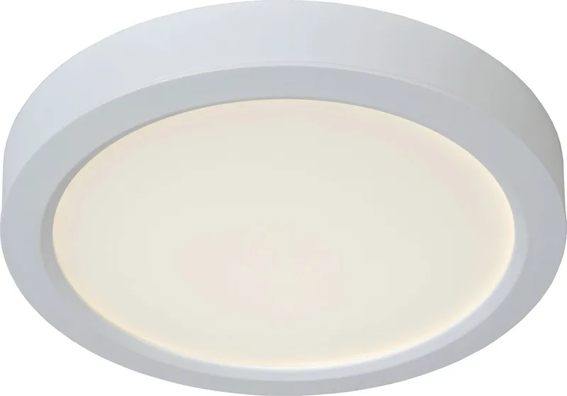 TENDO-LED - Plafonnière (Plafondlamp) - Ø 22 cm - LED - 1x18W 3000K de Lucide en Blanc – photo produit
