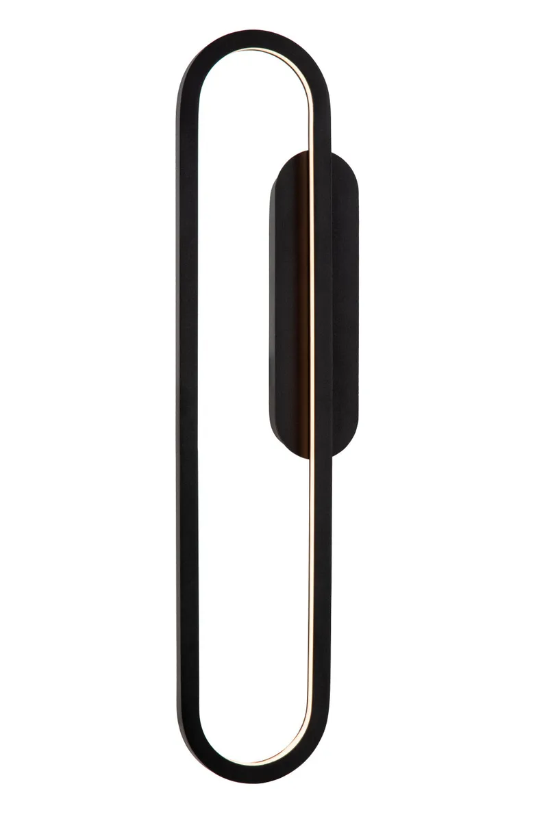 THELMA - Wandlamp - LED Dimb. - 1x24W 2700K - Zwart von Lucide – Produktfoto