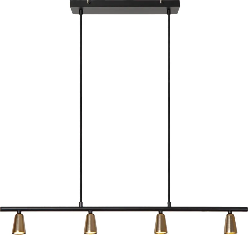 TIANA - Hanglamp - 4xGU10 (MR16) - Essential by Lucide in Champagne kleur – product photo